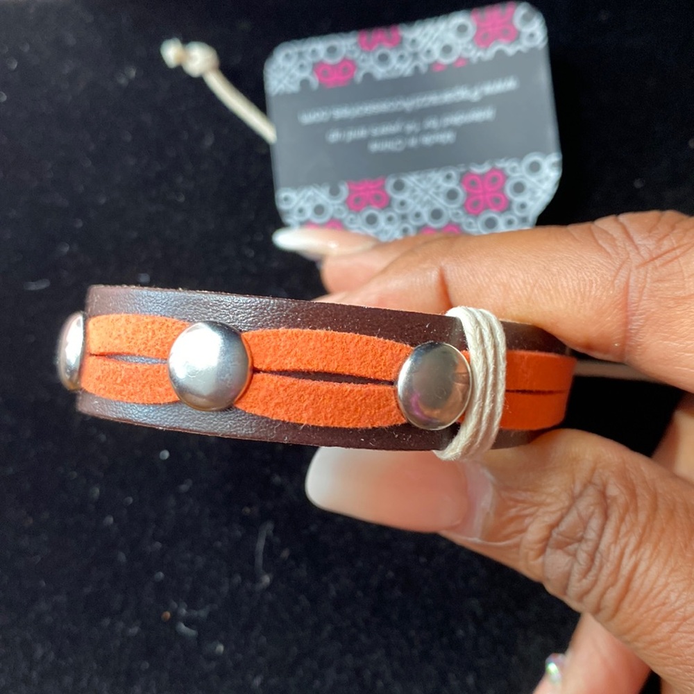 Orange urban bracelet